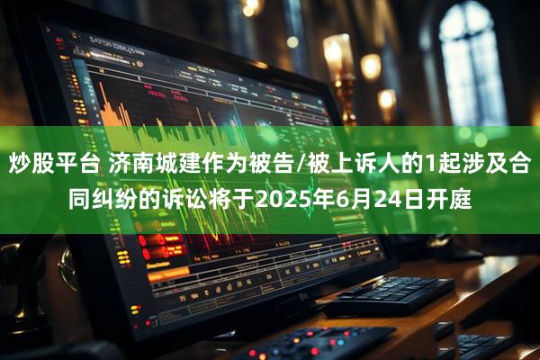 炒股平台 济南城建作为被告/被上诉人的1起涉及合同纠纷的诉讼将于2025年6月24日开庭